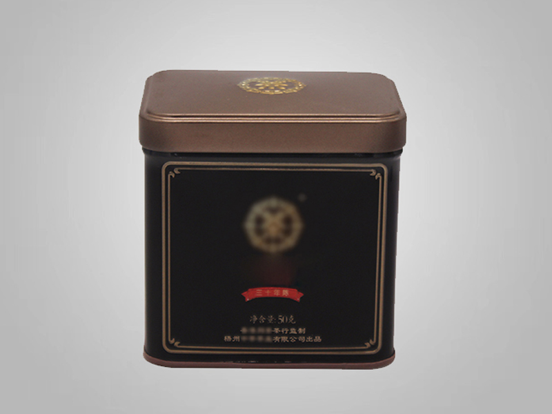 90*70*90mm方形茶叶马口欧冠体育app下载【股份】有限公司 红茶包装铁皮罐